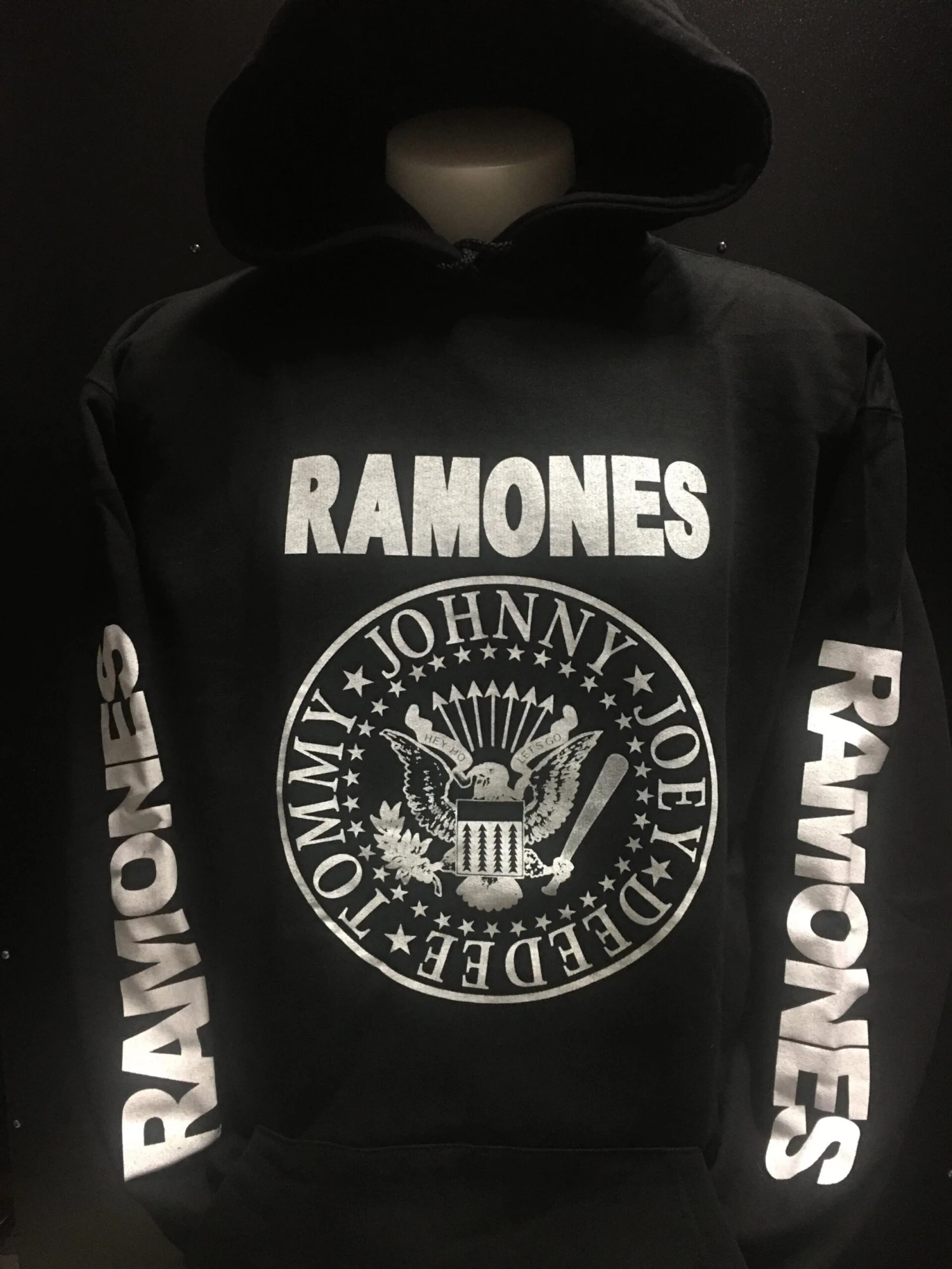 RAMONES - LOGO HOODIE — Inacoma 3 RAMONES - LOGO HOODIE — Inacoma
