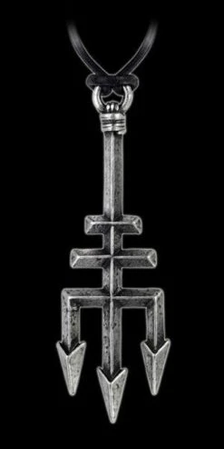 Alchemy Black Trinity Trident Pendant — Inacoma