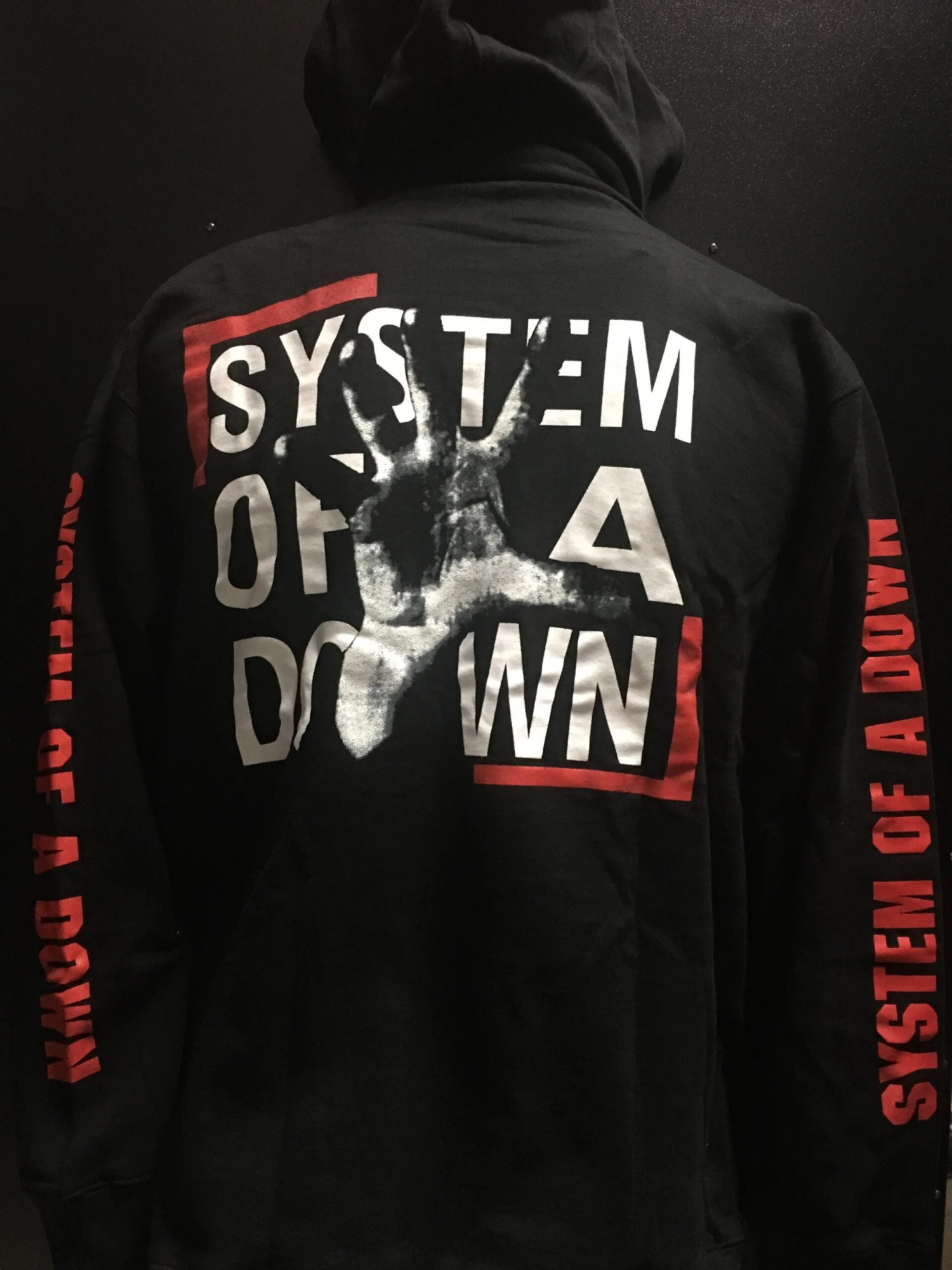 SYSTEM OF A DOWN - HAND HOODIE — Inacoma 4 SYSTEM OF A DOWN - HAND HOODIE — Inacoma - Image 2