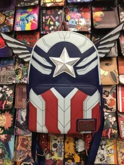 Loungefly - The Falcon And The Winter Soldier - Captain America Mini Backpack — Inacoma
