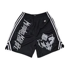 Memphis May Fire - Logo Black/White Lacrosse Shorts — Inacoma