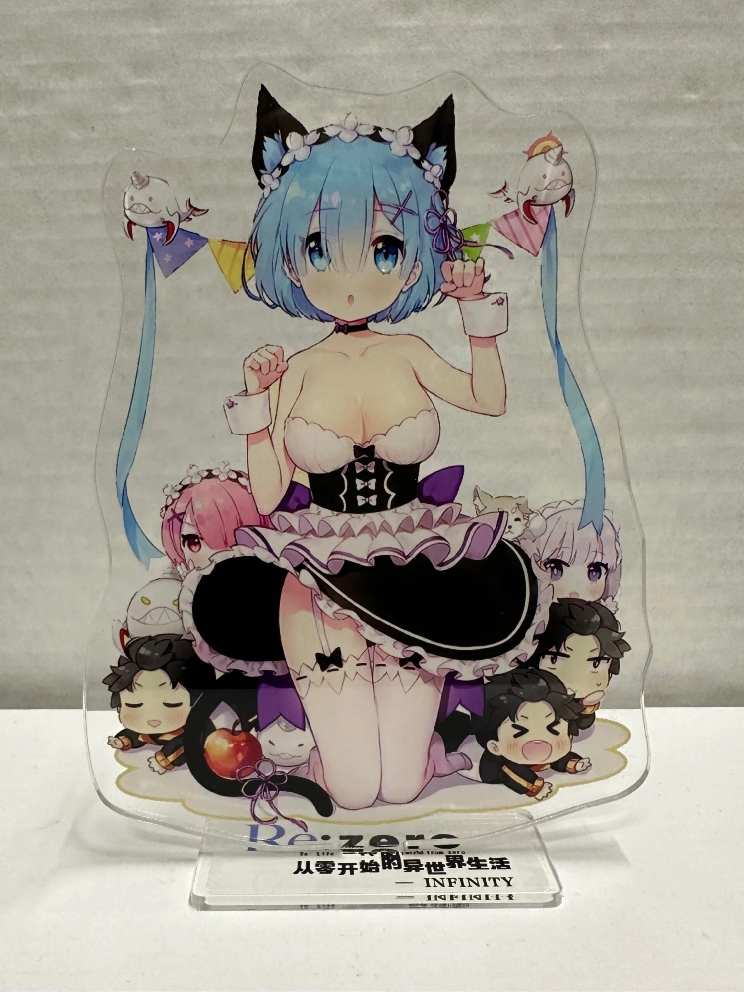 RE:ZERO INFINITY - Acrylic Stand - Cake Topper / Desk Stand — Inacoma 3 RE:ZERO INFINITY - Acrylic Stand - Cake Topper / Desk Stand — Inacoma