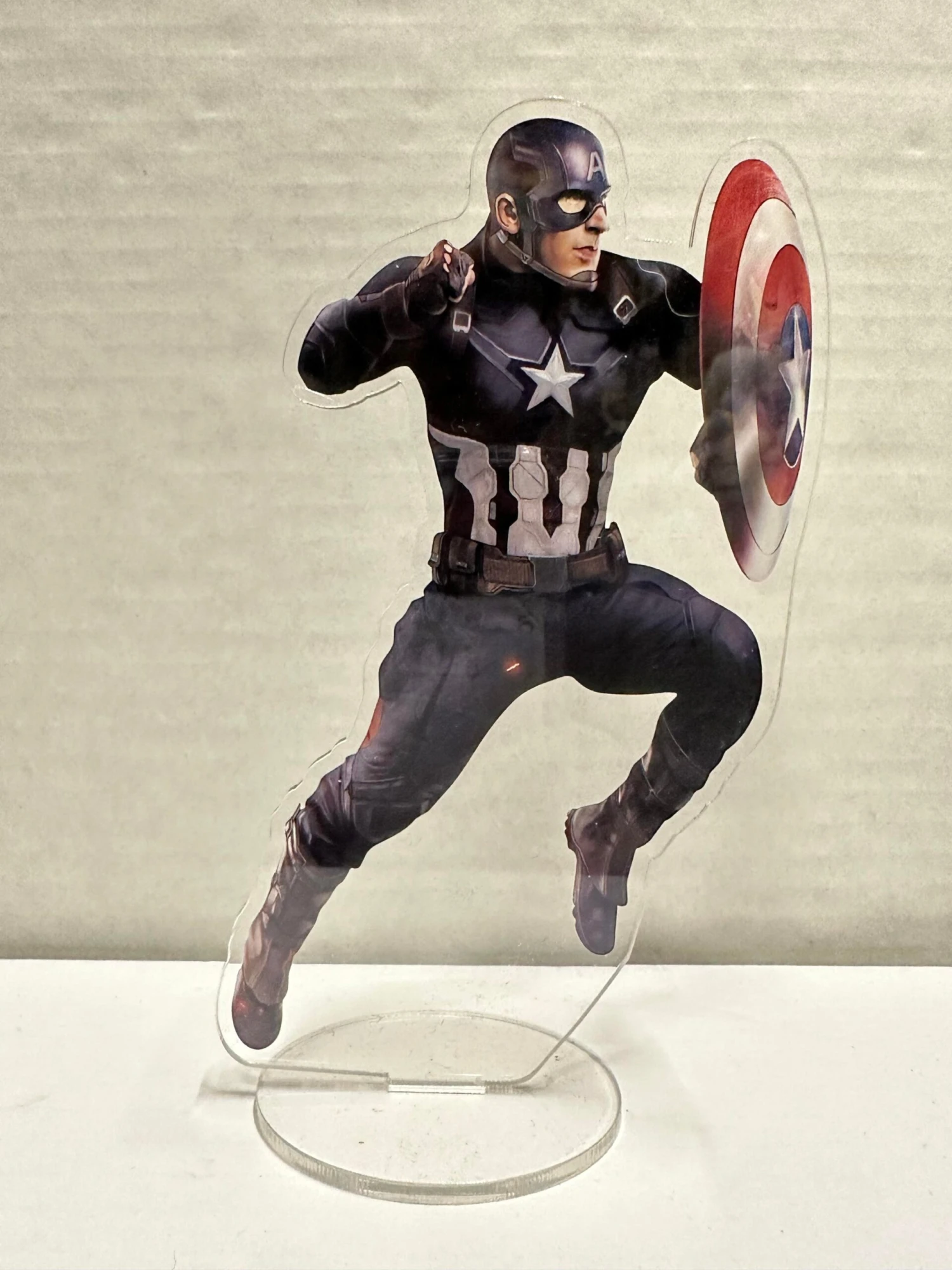 Captain America - Acrylic Stand - Cake Topper / Desk Stand — Inacoma 3 Captain America - Acrylic Stand - Cake Topper / Desk Stand — Inacoma