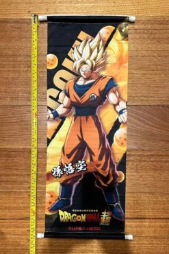 DRAGON BALL Z SUPER SAIYAN GOKU - TEXTILE SCROLL POSTER — Inacoma -Inacoma Stores 341471010 768330558367958 5722612320142931340 n