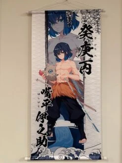 Demon Slayer Inosuke Hashibira - TEXTILE SCROLL POSTERS — Inacoma