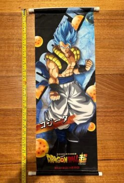 DRAGO BALL SUPER Super Gogeta God - TEXTILE SCROLL POSTERS — Inacoma -Inacoma Stores 341824367 1684919275293298 3714950820807237212 n