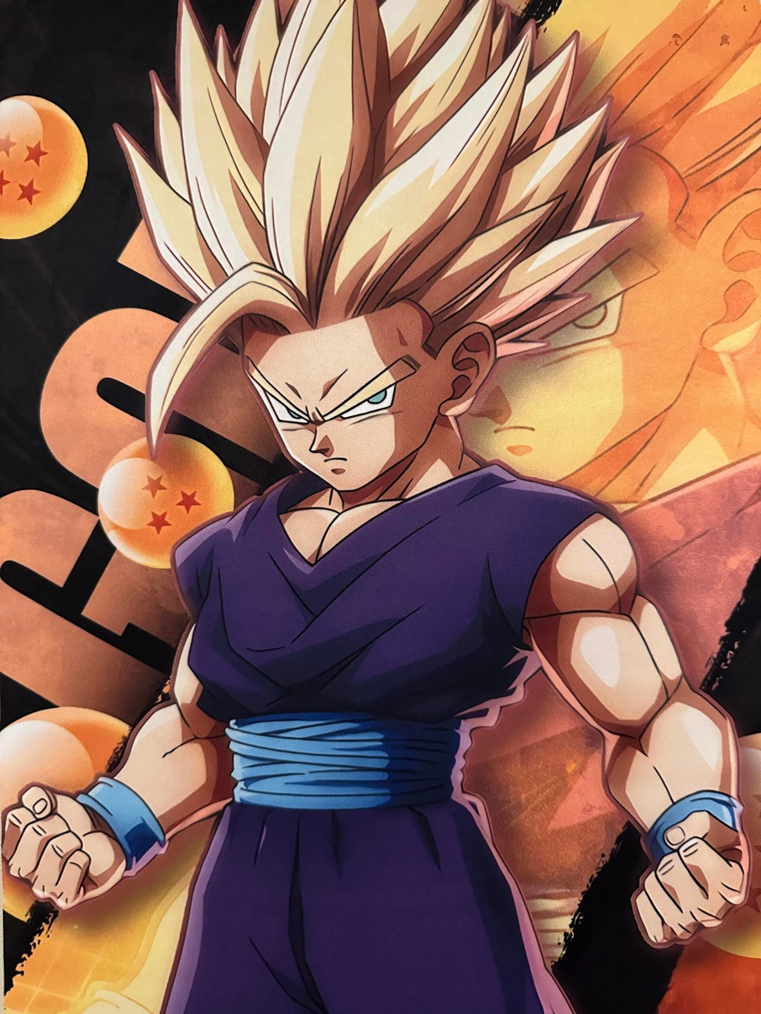 DRAGON BALL SUPER Super Saiyan Gohan - TEXTILE SCROLL POSTERS — Inacoma 4 DRAGON BALL SUPER Super Saiyan Gohan - TEXTILE SCROLL POSTERS — Inacoma - Image 2