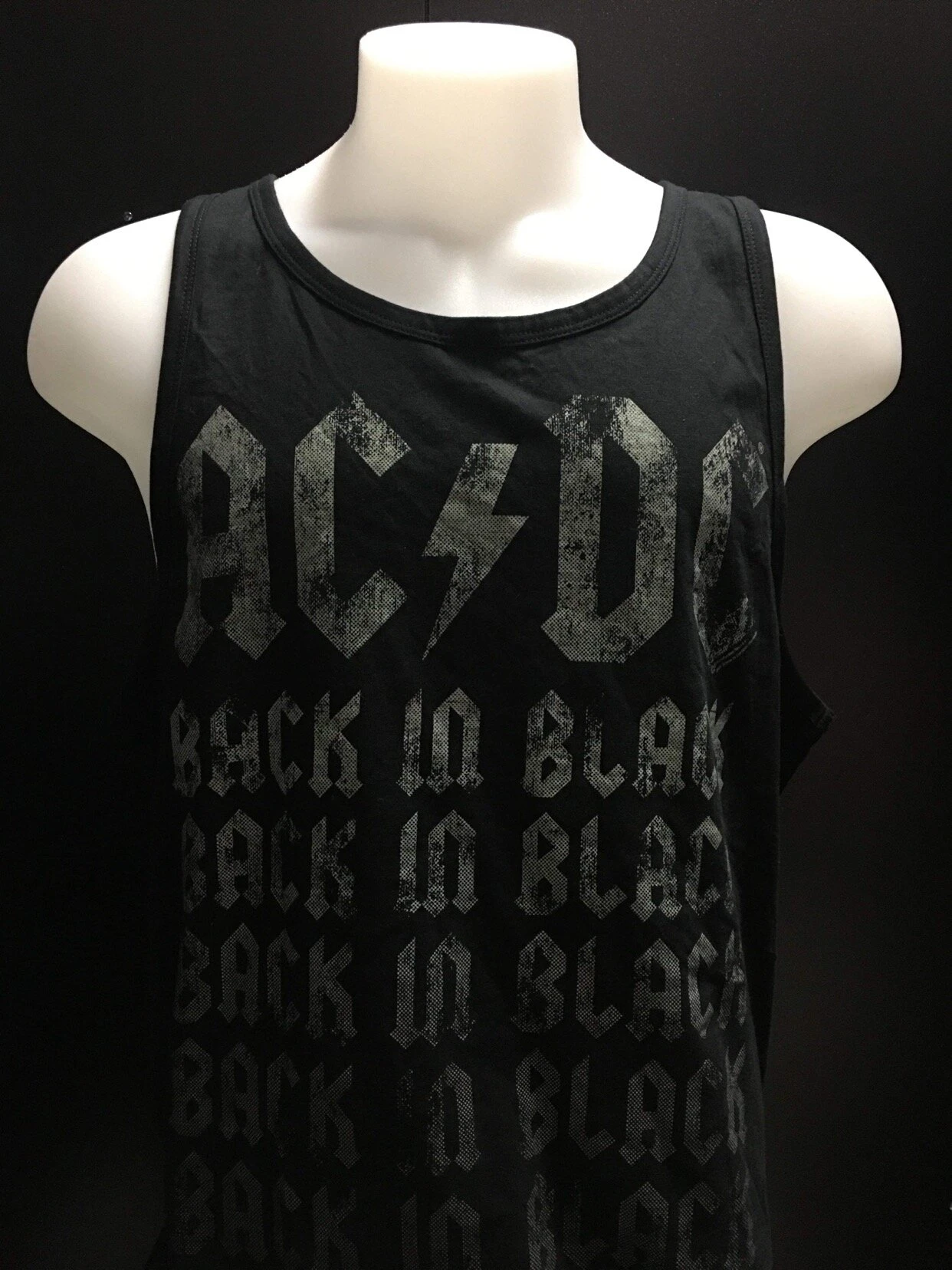 ACDC - Back In Black Tank Top — Inacoma 3 ACDC - Back In Black Tank Top — Inacoma