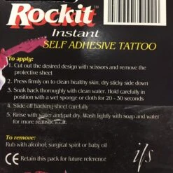 ROCKIT Temporary Tattoo Waterproof Thunder 1991 (Removable) VINTAGE — Inacoma -Inacoma Stores 65D18AAE 5A7C 4FD5 8499 1335E6904A4F