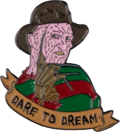 A Nightmare On Elm Street - Freddy Krueger "Dare To Dream" Enamel Pin — Inacoma