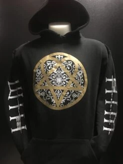 HIM - GOLD HEARTAGRAM HOODIE — Inacoma