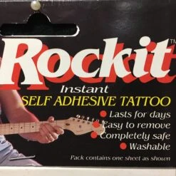 ROCKIT Temporary Tattoo Waterproof Thunder 1991 (Removable) VINTAGE — Inacoma -Inacoma Stores AA1A1FD9 BA2D 4E07 8126 551B7EED95ED