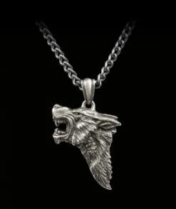 Alchemy Dark Wolf Pendant — Inacoma