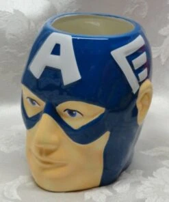 Captain America 3D Mug — Inacoma -Inacoma Stores Captain America Mug 3D Cup Face Tea Coffee