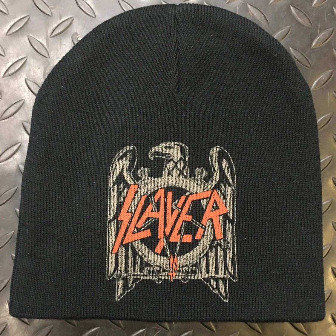Slayer (Logo) Double Printed Beanie — Inacoma 6 Slayer (Logo) Double Printed Beanie — Inacoma - Image 4