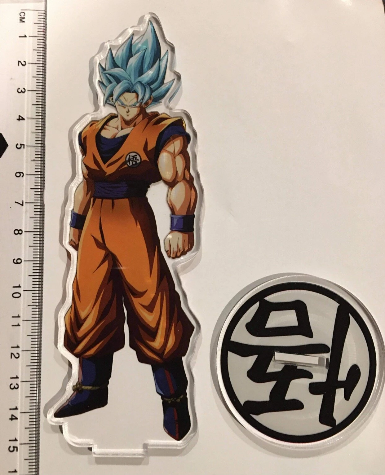 Dragonball Super Amine Goku -Acrylic Stand - Cake Topper / Desk Stand — Inacoma 5 Dragonball Super Amine Goku -Acrylic Stand - Cake Topper / Desk Stand — Inacoma - Image 3