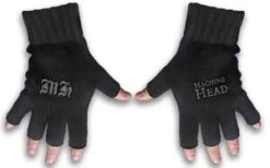 Machine Head Embroidered Fingerless Gloves — Inacoma