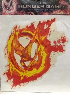 Hunger Games Flaming Mockingjay Logo Vinyl Decal - NECA 2012 — Inacoma