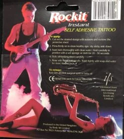 ROCKIT Temporary Tattoo Waterproof Iron Maiden 1988 (Removable) VINTAGE — Inacoma -Inacoma Stores FD805A15 D7A0 4DE4 8AA7 935F67239B87