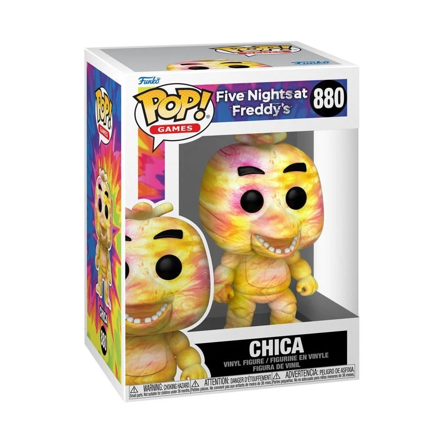 Five Nights At Freddy's - Chica Tie Dye Funko Pop! Vinyl 880 — Inacoma 3 Five Nights At Freddy's - Chica Tie Dye Funko Pop! Vinyl 880 — Inacoma