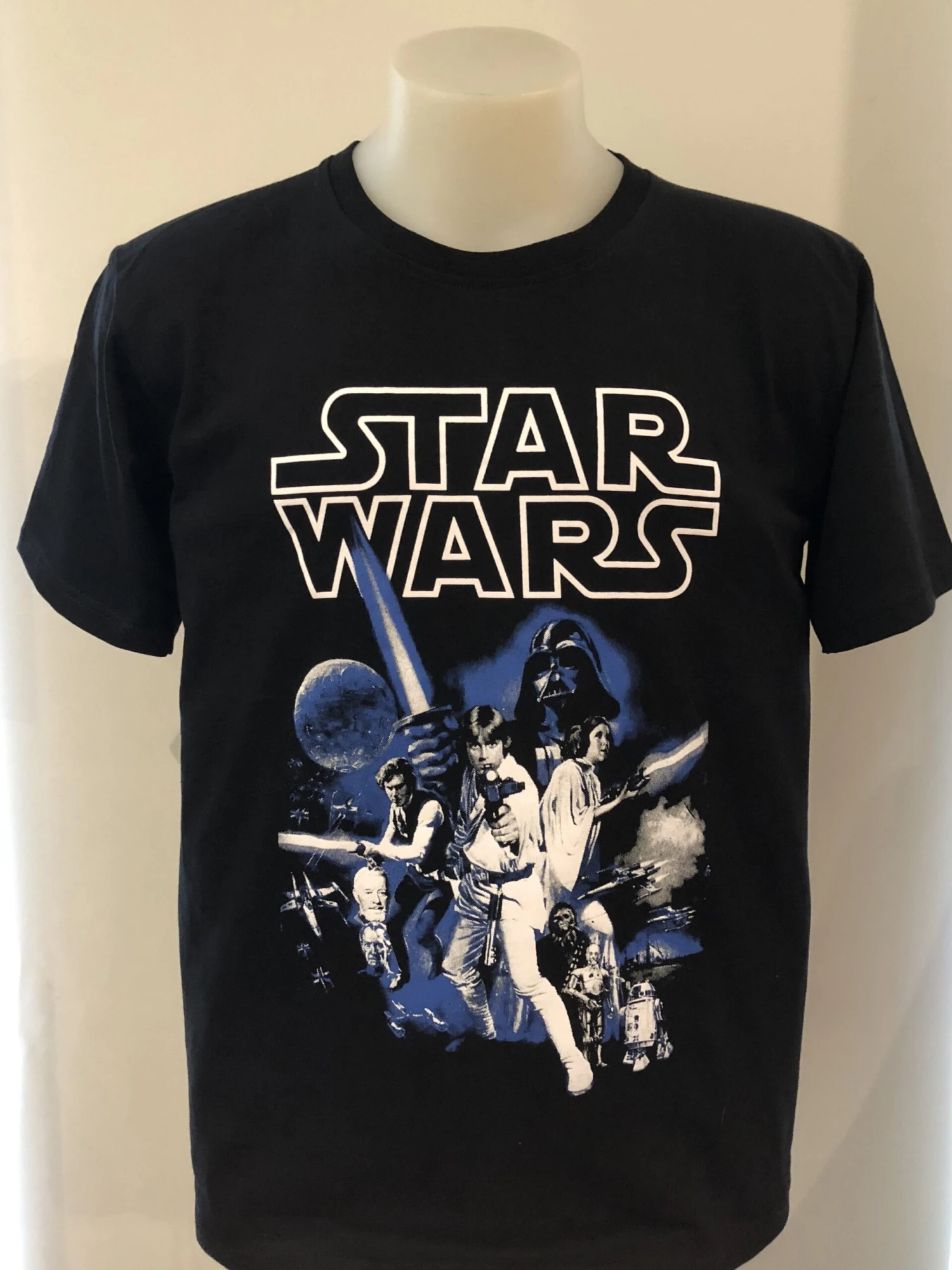 STAR WARS - BLUE MOVIE POSTER — Inacoma 3 STAR WARS - BLUE MOVIE POSTER — Inacoma