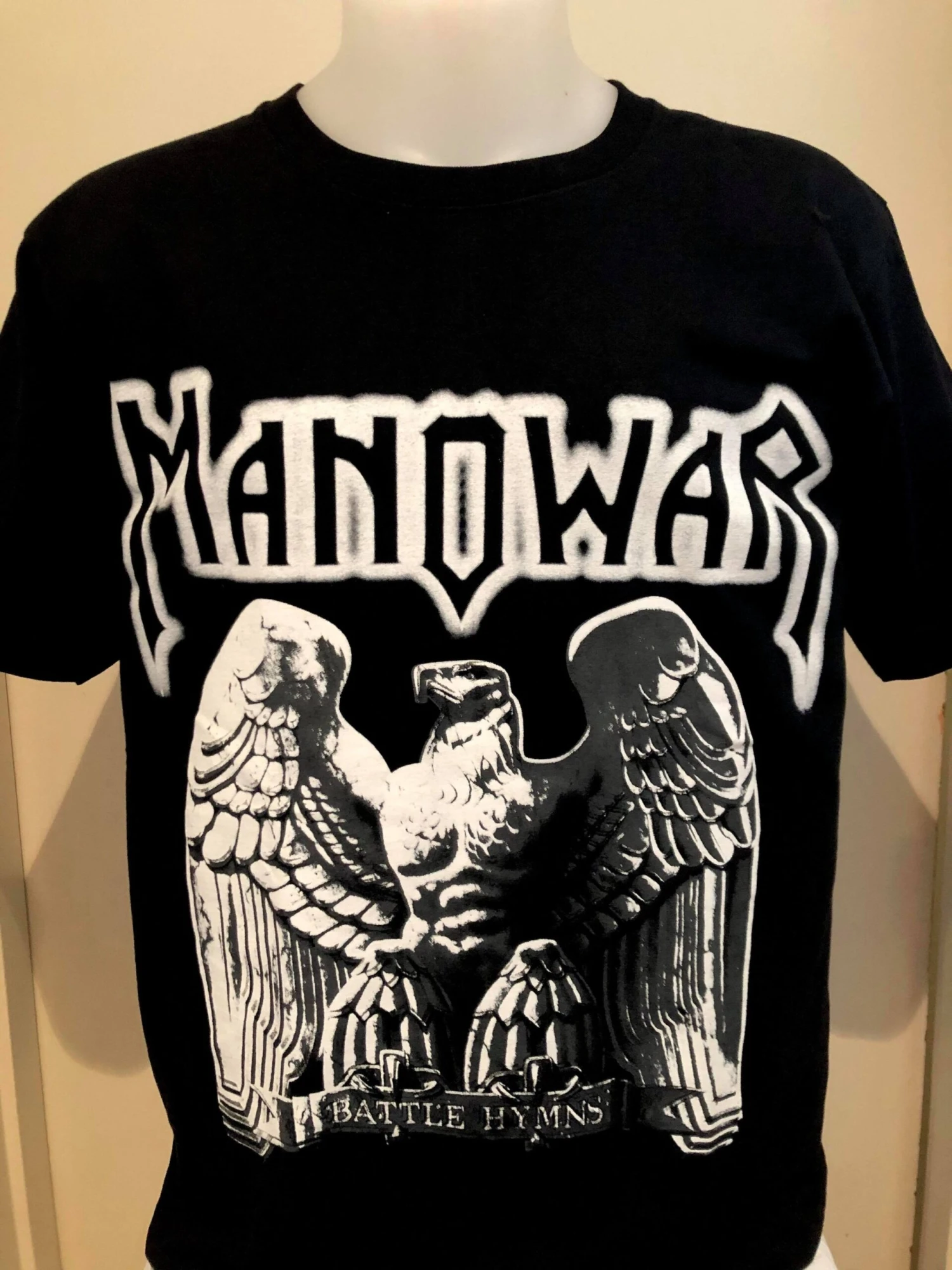 MANOWAR - BATTLE HYM T SHIRT — Inacoma 3 MANOWAR - BATTLE HYM T SHIRT — Inacoma