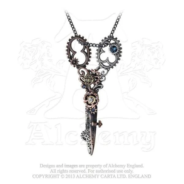 Alchemy Pinkington's Precision Warp-Dissection Shears Neck Pendant — Inacoma 3 Alchemy Pinkington's Precision Warp-Dissection Shears Neck Pendant — Inacoma