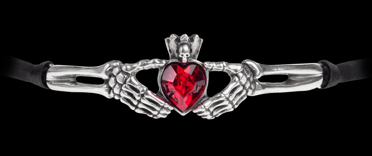 Alchemy Claddagh By Night Choker Pendant — Inacoma 3 Alchemy Claddagh By Night Choker Pendant — Inacoma