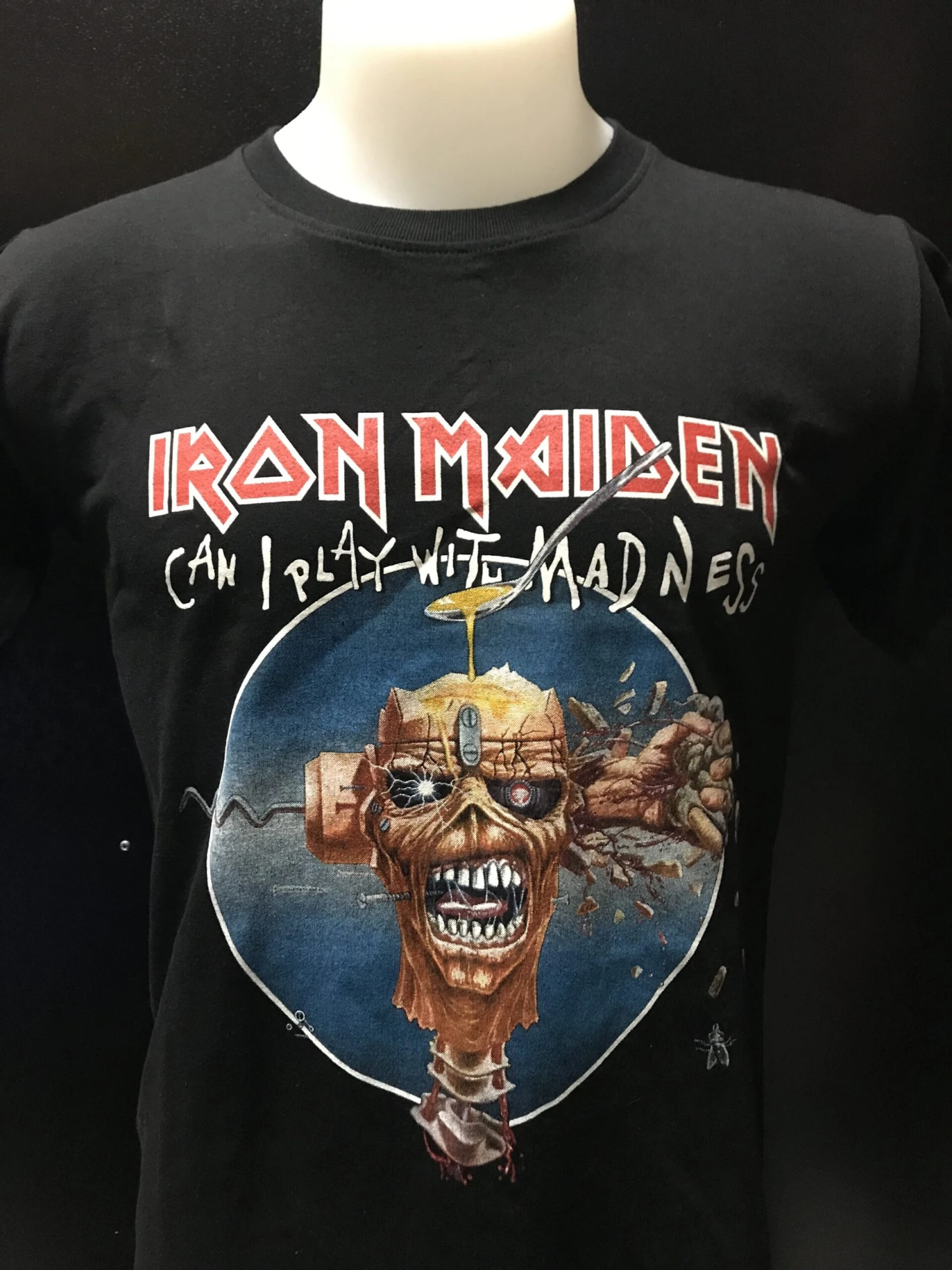 IRON MAIDEN - CAN I PLAY WITH MADNESS T SHIRT — Inacoma 3 IRON MAIDEN - CAN I PLAY WITH MADNESS T SHIRT — Inacoma