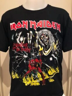 IRON MAIDEN - NUMBER OF THE BEAST T SHIRT — Inacoma