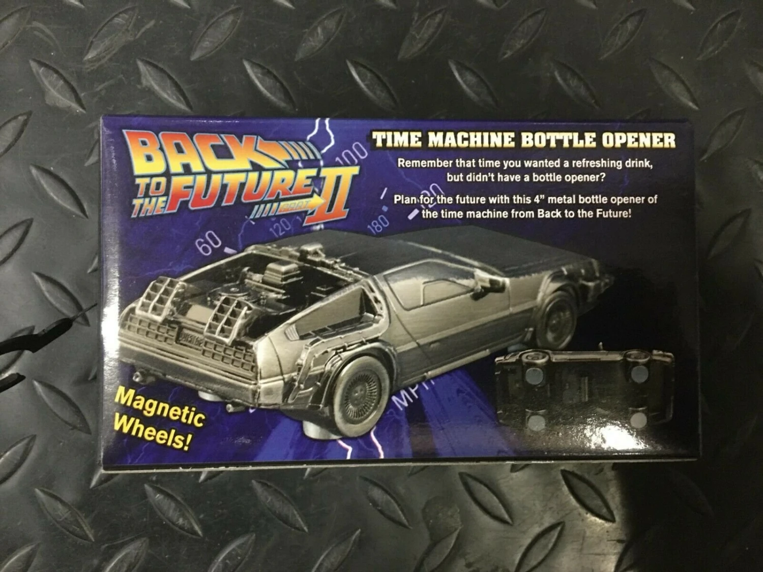 Back To The Future - Time Machine Metal Bottle Opener — Inacoma 4 Back To The Future - Time Machine Metal Bottle Opener — Inacoma - Image 2