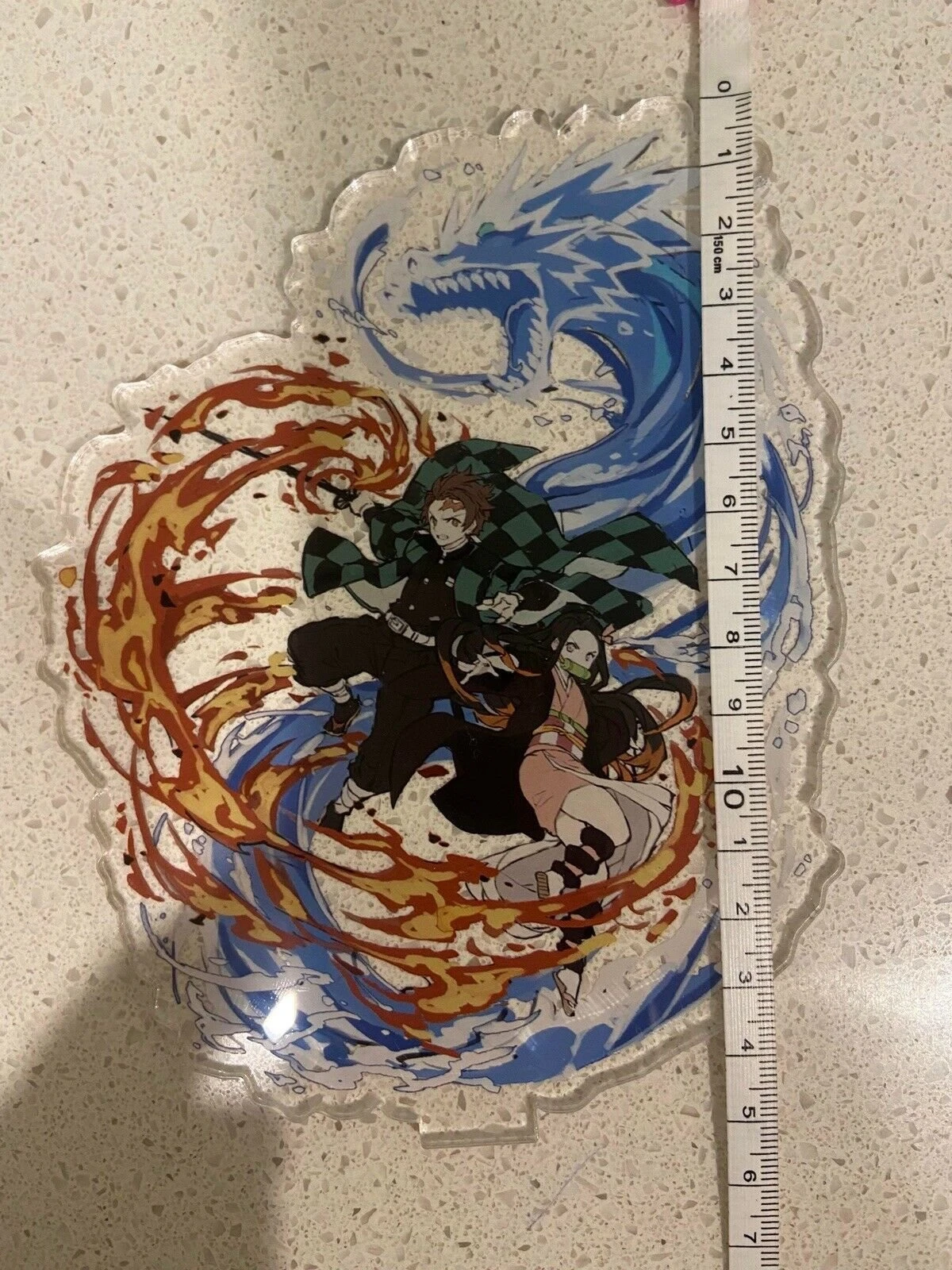 Demon Slayer Nezuko & Tanjiro - Acrylic Stand - Cake Topper / Desk Stand — Inacoma 4 Demon Slayer Nezuko & Tanjiro - Acrylic Stand - Cake Topper / Desk Stand — Inacoma - Image 2