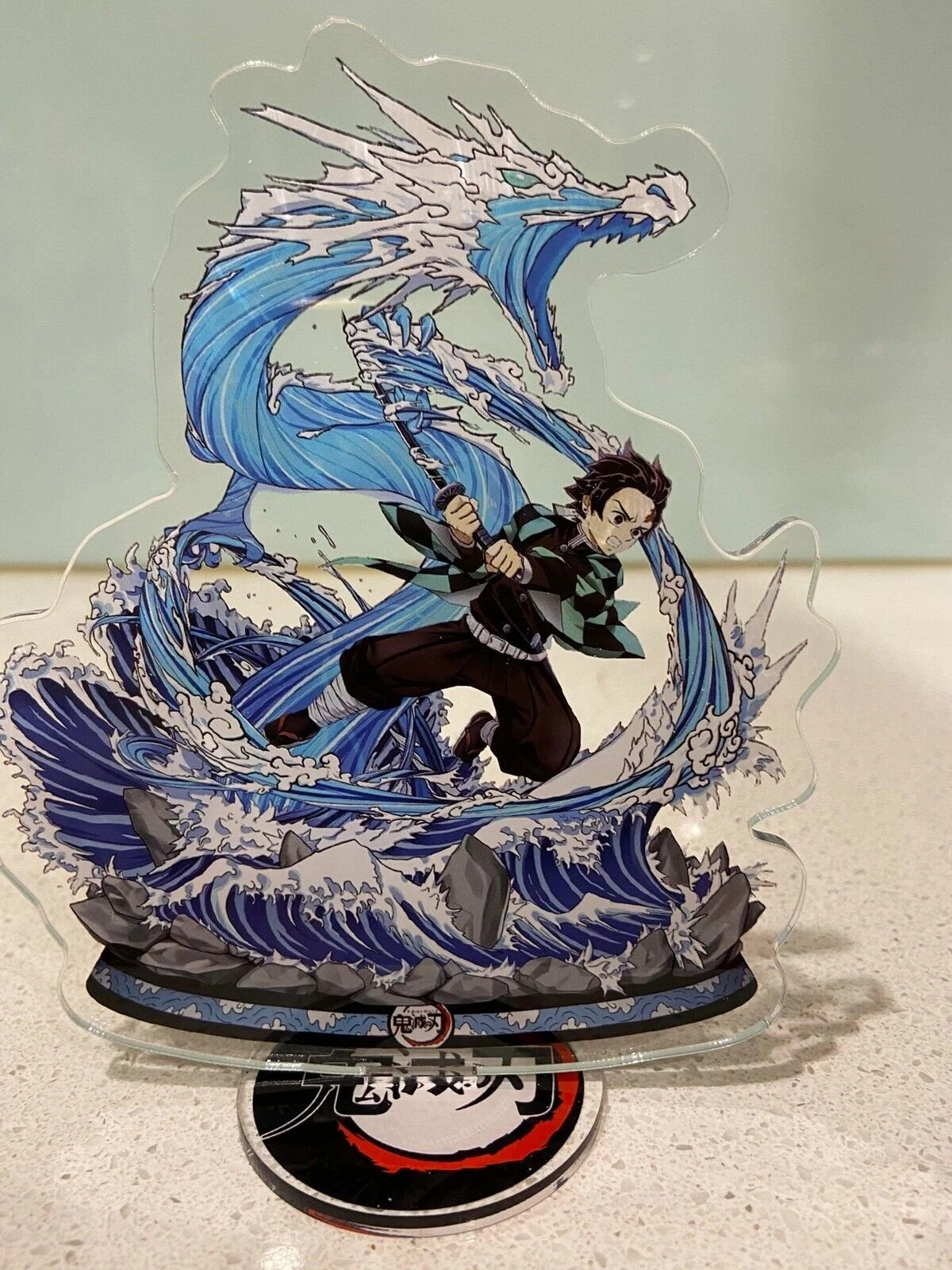 Demon Slayer Tanjiro Kamado - Acrylic Stand - Cake Topper / Desk Stand — Inacoma 3 Demon Slayer Tanjiro Kamado - Acrylic Stand - Cake Topper / Desk Stand — Inacoma